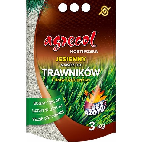 Agrecol Hortifoska Herbstdünger für Rasen und Ziergräser 3 kg (1/2)