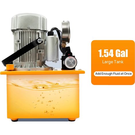 Bomba hidráulica eléctrica, 750 W de potencia, 10000 PSI de presión, 220 V, UE (1/5)