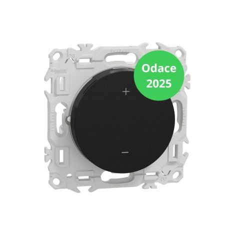 Schneider - Wiser Odace 2025 - Thermostat connectu00e9 filaire 2A Zigbee - Noir onyx - Ru00e9f : S940502 (1/5)