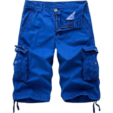 1 pantalon de travail, couleur unie, poches zippées, pour homme, idéal plage et plein air (1/5)