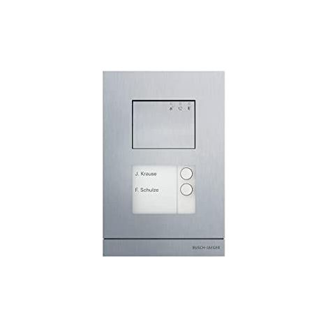 BUSCH-JAEGER A21051P2-A-03 AUßENSTATION AUDIO, 2-FACH, ALUMINIUM (2TMA200010A0002)