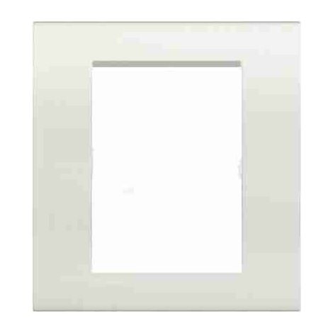 BTILNA4826BI Plaque carrée pour module Livinglight 3+3