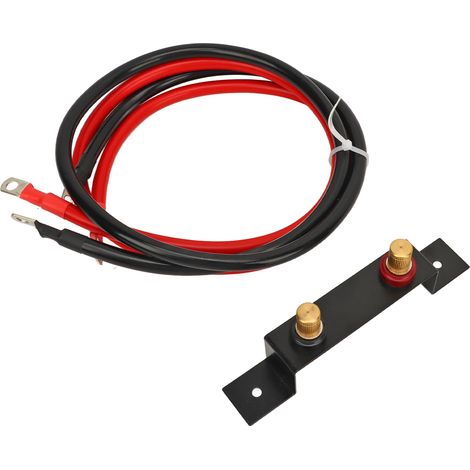 Kit de délocalisation de bornes de batterie étanche avec démarrage à distance pour X3 UTV ATV voiture camion RV tracteur bateau, câble 5 AWG, protection contre l'eau (1/5)