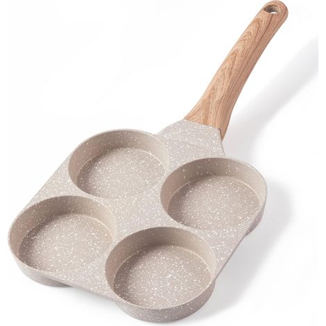 Poêle à omelettes, poêle à œufs antiadhésive, poêle à œufs pour le petit-déjeuner, poêle à crêpes, compatible avec tous les feux et l'induction (1/5)