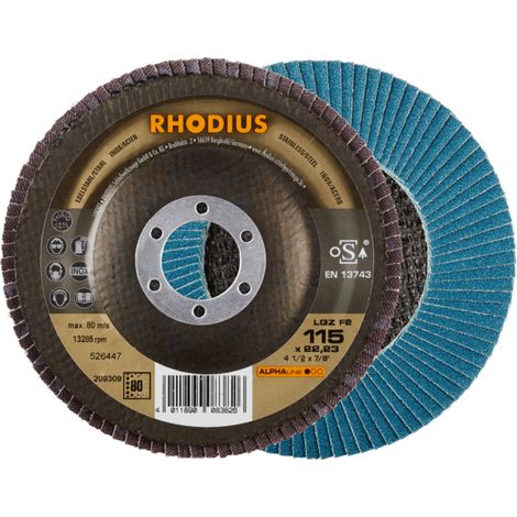 Disque à lamelle Rhodius LGZ F2 10 pièces