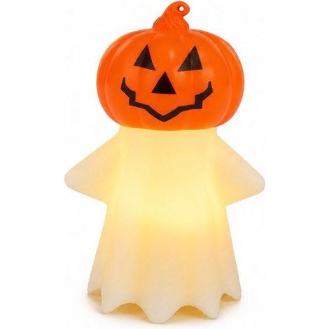 Bougie décorative citrouille lumineuse veilleuse accessoires décorations d'Halloween (1/5)