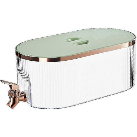 Carafe réfrigérante distributeur de boissons, pichet, récipients à jus, bar, bureau, grande capacité 5,3 l PP + PS (1/5)