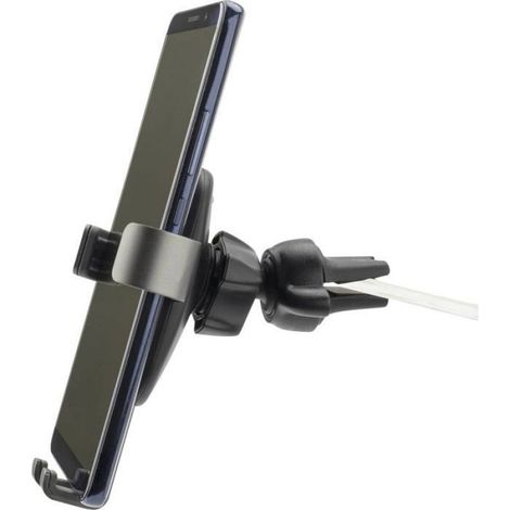 Support Téléphone Voiture - Grille De Ventilation - Pivot 360° - Compatible Smartphones 62 À 90 Mm - 1 Pièce (1/3)
