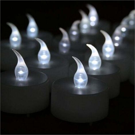 24 Bougies à Led Blanche Effet Flamme (1/3)