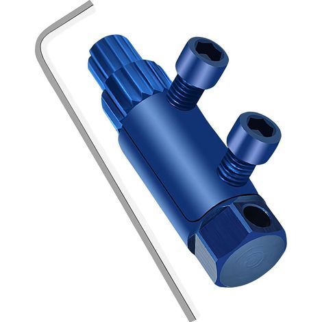 Broken tap extractor tool for unscrewing angle taps, ideal for repairing leaks and threads on angle taps. (1/5)