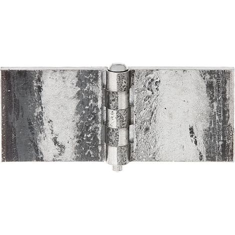 Charnière large à souder acier brut 50 x 120 mm kit de 10 (1/4)