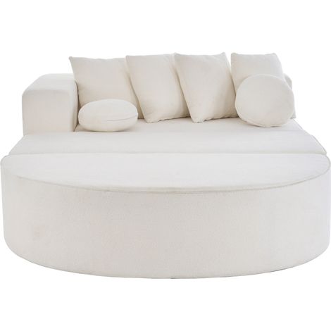 Vollkomprimiertes knochenloses Sofa,Wohnzimmer / Schlafzimmer mit segmentiertem Wolkensofa, modernem modularen Sofa, ohne Montage, komfortablem, hautfreundlichem Chenille-Stoff (1/5)