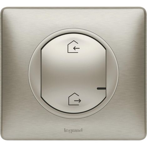 Commande générale sans fils Départ/Arrivée Céliane with Netatmo complet titane (1/2)