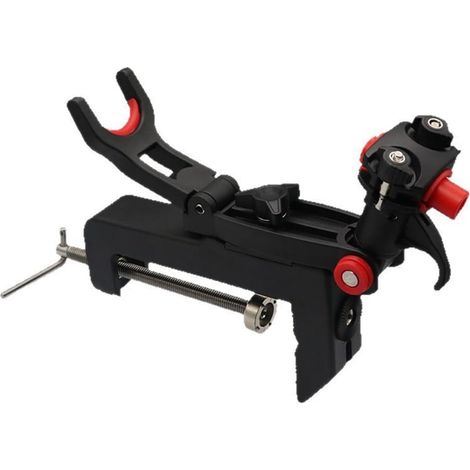 pour Les Supports de Canne à Pêche à Pince à Bateaux avec 360 Porte-Canaux de Pêche à Libération Réglables (1/5)