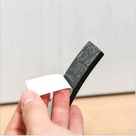 Joint Porte Fenêtre - Mousse Caoutchouc Adhésif - 15x8 mm - 2 m - Isolation Thermique Acoustique - Anticollision (1/4)