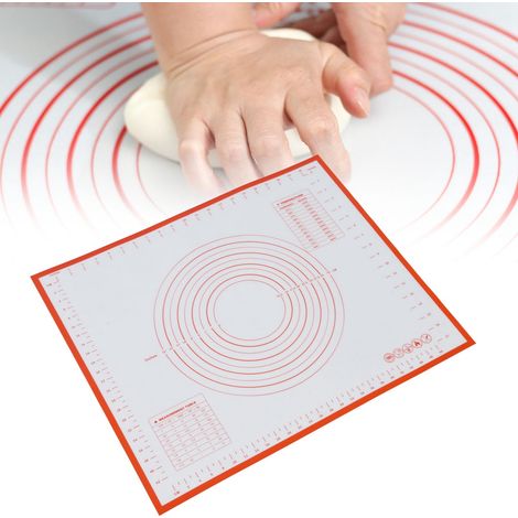 Tapis de Cuisson en Silicone pour Pâtisserie, Roulage de Pâte et Pizza (1/5)