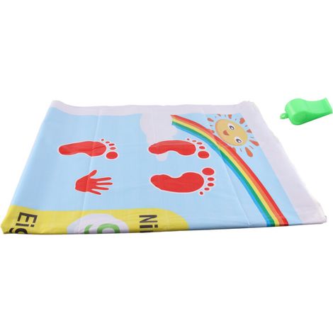Tapis de Jeu d'Éveil Bébé Imperméable 2.8x1.2m - Tapis à Ramper Enfant Motricité Maison