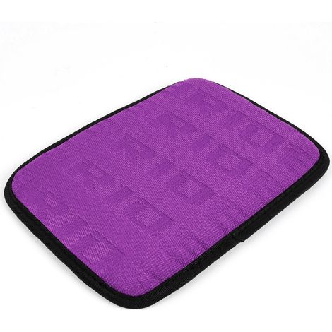 Car armrest box mat, center armrest box heightening pad, BRIDE car interior armrest mat, foam cushion - purple (1/4)