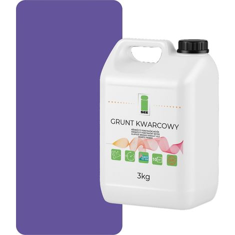 Imprimación de cuarzo para yeso de silicona, para hormigón arquitectónico, 3 kg, color púrpura, H2711 (1/5)