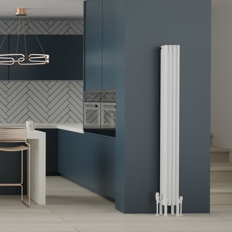 Warmehaus Traditional 4 Column Radiator 1800x200 White (1/5)