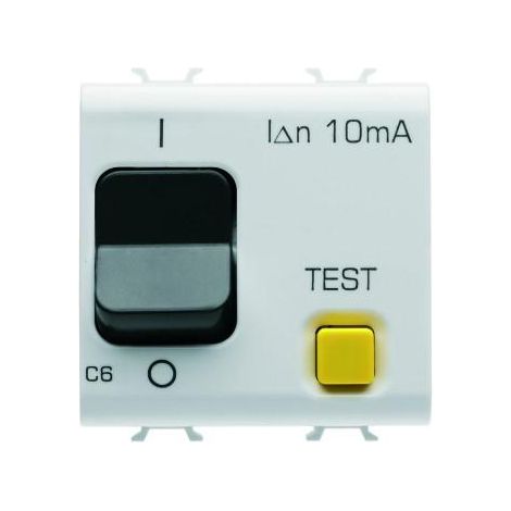 DISJ.DIFF 1P+N C6 10mA 230V CA 3KA BL GEWISS GW10482