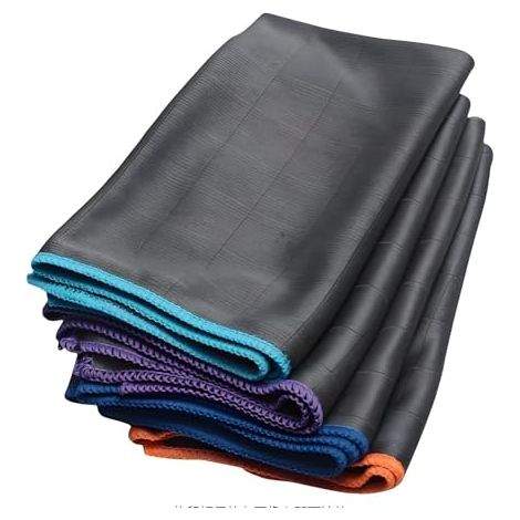 Paño de fibra de carbono TopClean (paquete de 2, 3 y 4 unidades, 40 x 50 cm), ideal para limpiar vidrios, ventanas, vasos, platos, cocina y hogar. (1/4)