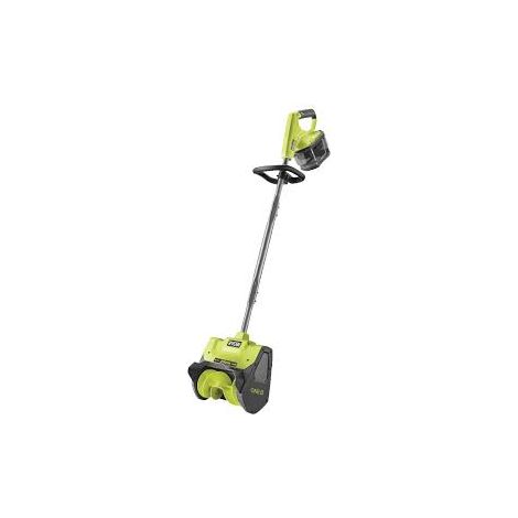 Ryobi – Fraise à neige 18V One+ – Largeur 25cm – 1 batterie 4Ah – Moteur Brushless pour déneigement efficace
