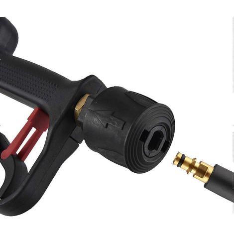 Hochdruckreinigerpistole, max. 4000 PSI, kurze Hochdruckreinigerpistole, Autoreinigungswerkzeug