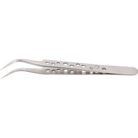 Pince à réparer téléphone, pincette en acier inoxydable antistatique trempée, outil de précision pour mobile et électronique, lot de 1 pièce durable (1/5)