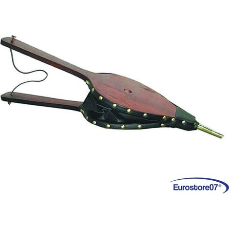 Eurostore07® soffietto - mantice in finta pelle per ravvivare il fuoco cm.40x17 (1/3)
