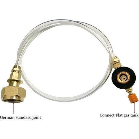 Adaptateur de Propane Tuyau de Rechange pour convertisseur de Tuyau Se connecte au Camping en Plein air Camping Cuisinière à gaz Adaptateur de Bouteille de Propane (1/3)