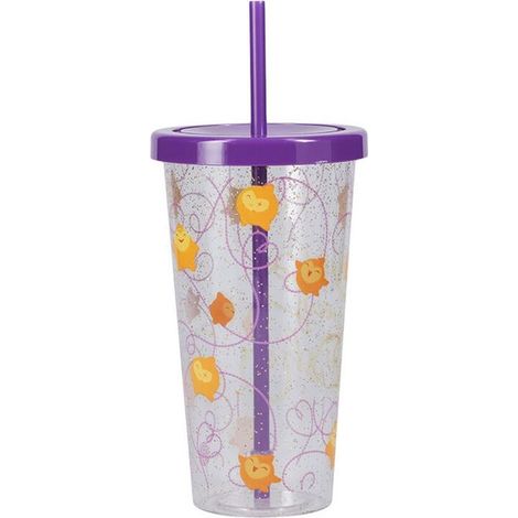 Vaso con pajita paladone wish