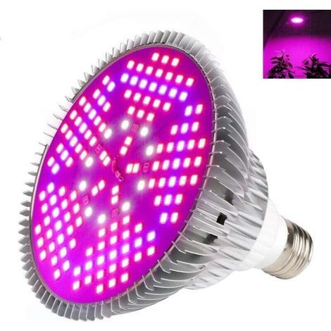 Enowelir Plant Grow Light, E27 24W 200 LEDs Full Spectrum LED Grow Light for Flowers and Vegetables, Indoor/Greenhouse/Garden [1 Pack] (1/4)