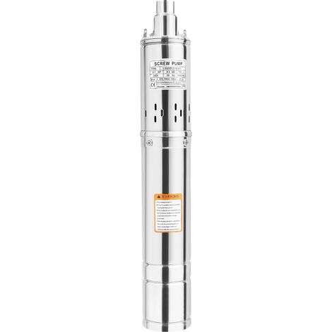 Pompe submersible, acier inoxydable, puissance de 500W, Argent (1/2)