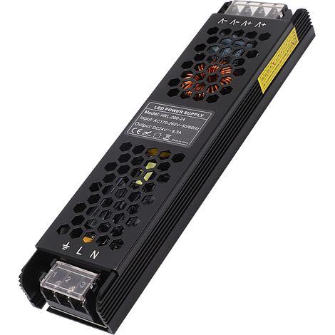 24V 200W Schaltnetzteil für LED-Streifen, wasserdichter AC170-260V Transformator, Konstantstromadapter für lange Streifen, 200 Watt Netzteil. (1/5)