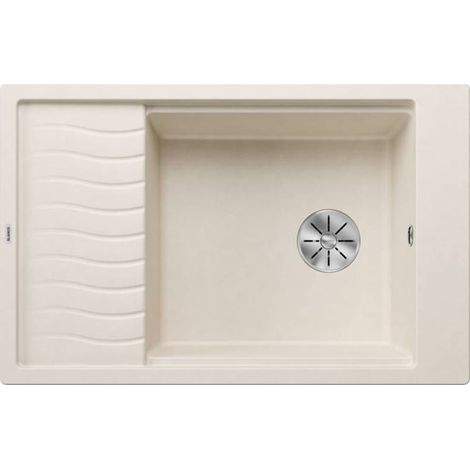 Blanco Elon XL 6 - Évier en silgranit, 78x50 cm, avec accessoires, InFino, blanc doux 527069
