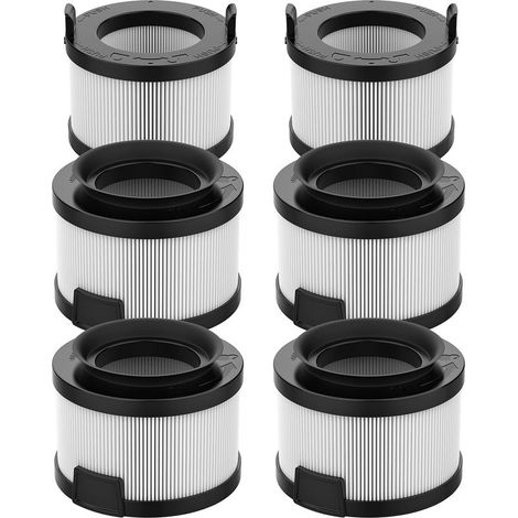Lot de 6 filtres VortexIQ 40 pour aspirateur sans fil Levoit VortexIQ 40-RF/VortexIQ 40 Flex/LSV-VF401P-AEU - Filtre HEPA de rechange pour aspirateur Levoit VortexIQ 40 - Accessoires de rechange - 2 (1/5)