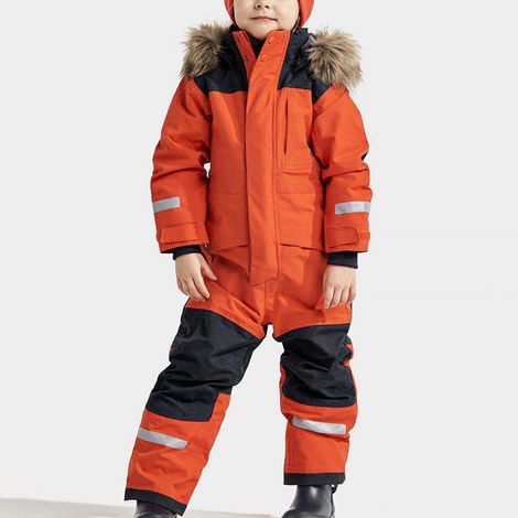 Combinaison Hivernale Enfant - Imperméable - Capuche - Rembourrage En Polaire - Pour Garçons Et Filles - 6 À 7 Ans (1/5)
