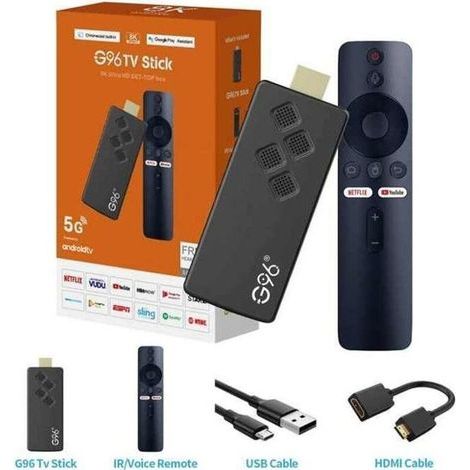 Chiavetta TV 4K Android 11.0 – Wi-Fi 2.4G/5G – 2GB di RAM – 8GB di ROM – Decoder multimediale con supporto Chromecast (1/4)
