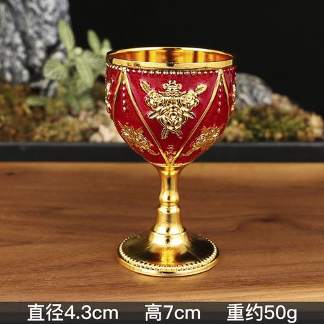 (Or rose et rouge) Petit verre à vin, verre à vin blanc haut de gamme de 30 ml