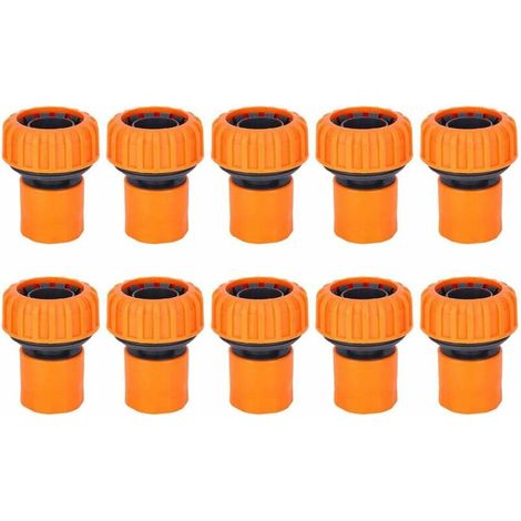 BRAVIX 10 Pièces Connecteur Rapide De Tuyau D'Arrosage En Plastique, Raccord De Tuyau D'Arrosage Kit De Dégagement Rapide Raccords De Tuyau Et Adaptateurs Pour Arrosage De Jardin (1/5)
