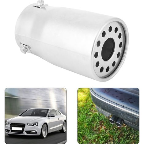 Universelles gerades Auspuffrohr für Autos, abgeschrägte Innenspitze, Fahrzeugmodifikation, Endschalldämpfer, Tuningzubehör (1/5)