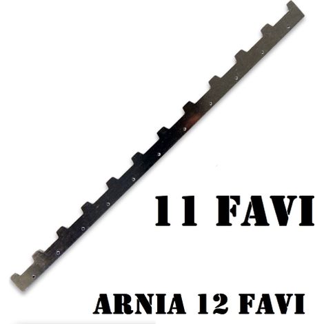 Distanziatore da 11 favi per melario dell'arnia da 12 telaini in lamiera zincata MADE IN ITALY