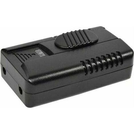 Variateur à pied à curseur 150W 230V noir – Compatible LED – Protection par fusible 1.6A – Installation facile sur prise standard (1/5)