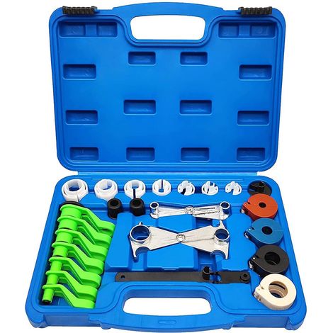 Ensemble de 25 outils à connexion rapide, ensemble d'outils de déconnexion de tuyaux pour systèmes de climatisation, de carburant et de transmission, carburant