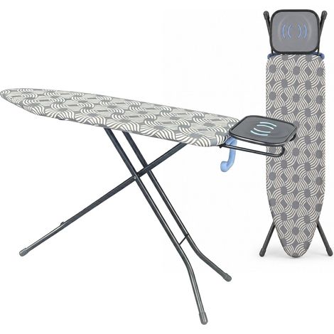 Höhenverstellbares Bügelbrett, 122 x 38 cm, Bügeleisenablage (1/5)