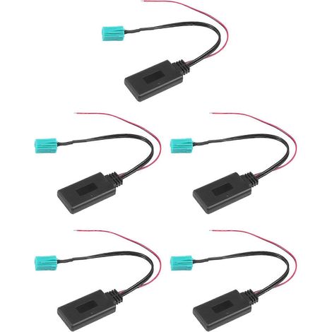 Module Bluetooth 5X pour voiture, adaptateur AUX, autoradio, câble audio AUX stéréo, compatible avec Cloo Kangoo Megane (1/5)