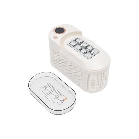 Mini Machine à GlaçOns Portable De 12v,120w Ice Maker 8 Cubes/15min Machine à GlaçOns Portable Pour Le Camping, La Voiture,Le Bureau-21.6 9.3 12.8cm (Blanc) (1/5)