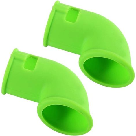 Dampfabweiser Set Zubehör für Schnellkochtöpfe Sichere Dampfableitung Hitzebeständiges Silikon 2 teilig Grün (1/5)
