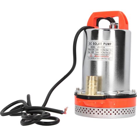 Pompe solaire immergée haute pression moteur cuivre pur puits profond DC24V (1/5)